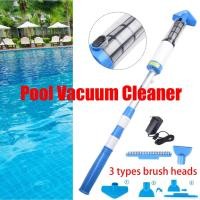 ราคา เครื่องดูดฝุ่นไร้สายแบบ 3 in1 Electric Swimming Pool Vacuum Cleaner Cordless Rechargeable Pool Vacuum Cleaner Handheld (28758090536)