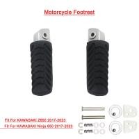 ราคา รถจักรยานยนต์ด้านหลัง Footrests อุปกรณ์เสริมเท้า Fit สําหรับ KAWASAKI Z650 Z 650 2017-2023 KAWASAKI Ninja 650 Ninja650 2017-2023 (26243938569)