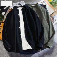 ราคา ♞เสื้อผ้าฝ้าย คอจีนแขนยาวผู้ชาย เนื้อผ้าสวมใส่สบาย รูปทรงทันสมัยสไตล์จีน (27889222843)