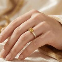 ราคา แหวนพลอยบุษราคัมน้ำทองบางกะจะ(Yellow Sapphire) ตัวเรือนCopper ผสมเงิน ชุบทอง ประดับข้างด้วยเพชร CZ ไซด์นิ้ว 48 หรือเบอร์ (53906115918)