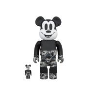 ราคา Bearbrick x Bape Mickey Mouse Monotone 100% & 400% (14743827210)