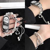 ราคา คริสตัลหรูหรา Pandora โลหะ telescopic chain สําหรับ Xiaomi Mi Band 10 9 8 7 6 5 3 4 ข้อมือประดับด้วยลูกปัดออกแบบสร้อยข้อมือแฟชั่น Miband สําหรับ Mi 8 9 Pro Redmi นาฬิกา 5 4 Band (25308478756)