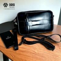 ราคา กระเป๋าสะพายข้างหนังวัวแท้ กระเป๋าคลัช HB11 (11058129297)