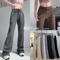 ราคา K1032กางเกงขาม้าผ้าวอร์มหนาเอวถัก งานขาม้าน้อยผ้านิ่มทรงสวยตรงปก (24208990403)