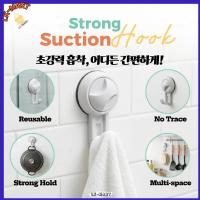 ราคา [เกาหลี Daiso]ตะขอดูดสูญญากาศที่แข็งแกร่ง (1P) / ที่แขวนผนังแบบนํากลับมาใช้ใหม่แบบไม่ต้องเจาะ (45250921035)