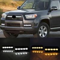 ราคา เหมาะสำหรับ Toyota รุ่น10-13 Speedmaster 4runner ไฟวิ่งกลางวันไฟตัดหมอกหน้าเปลี่ยนน้ำไหล LED สำหรับการขับขี่ในเวลากลางวั (26886202224)