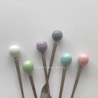 ราคา ช้อน ส้อมเกาหลี ทานขนม ทานเค้ก spoon & fork | faryheyz (21492390823)