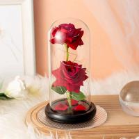 ราคา กุหลาบที่เก็บรักษาไว้โดมแก้ว กุหลาบ ของขวัญผู้หญิง Rose Forever Love Wedding Party (26029866804)