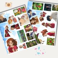 ราคา 50 โลกแห่งความลับของสติ๊กเกอร์ Arrietty - สติ๊กเกอร์ Ghibli เคลื่อนไหวล่วงหน้าพร้อมสติ๊กเกอร์ที่แตกต่างกันสําหรับโน้ตบุ๊ก สมุดภาพ และของขวัญ (56954938806)