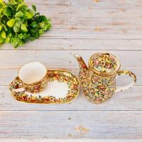 ราคา จิตต์ติมา เบญจรงค์ ชุดน้ำชาเล็กเบญจรงค์ (สินค้า OTOP 5 ดาว) (8464190104)