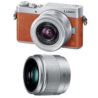 ราคา 【Excellent】 ชุดกล้องมิเรอร์เลส Lumix GF9 พร้อมเลนส์ซูมคู่และเลนส์ฟิกซ์ (สีส้ม, DC-GF9W-D) (57603187993)