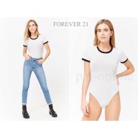 ราคา Forever 21 Ringer Tee Bodysuit แท้ % (1540888218)