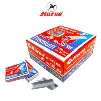 ราคา Horse (ตราม้า) ลวดเย็บ กระดาษ เบอร์ 35-1M (26/6) ตราม้า บรรจุ 24 กล่องเล็ก/กล่องใหญ่ จำนวน 1 กล่องใหญ่ (45257209197)
