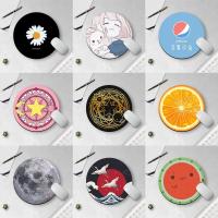 ราคา แผ่นรองเมาส์คอมพิวเตอร์วงกลมขนาดเล็กลายการ์ตูนปกป้องข้อมือลื่นไถลทนทานและกันน้ํา 22x22ซม (49300307154)