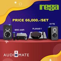 ราคา SET REGA KYTE + REGA BRIO INTEGRATED AMP 50W + REGA PLANAR 1 TURNTABLE/ รับประกัน 1 ปี โดยบริษัท Komfortsound/ AUDIOMATE (11585864571)