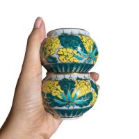 ราคา ถ้วยน้ำนก 1 คู่ ถ้วยเบญจรงค์ ถ้วยใส่นำอาหารนกกรง นกเขาใหญ่ นกเขาชวา (28055142333)