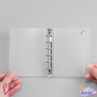 ราคา DORAE A4/B5/A5/A6/A7 แฟ้มโฟลเดอร์แฟชั่นเปลือกพลาสติกรีฟิลสมุดบันทึกแหวน Binder (40578966386)