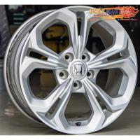 ราคา ล้อแม็กแท้ป้ายแดง Honda NewCivic 5รู114 ซิลเวอร์,เทาหน้าเงา 7-17นิ้ว (ราคา1วง) (27525395510)