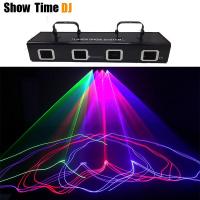 ราคา 4 หัว Dj RGBP เลเซอร์ Beam Line Scan (42655396408)