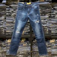 ราคา MC Wiscer กางเกงยีนส์ผู้ชาย Ripped (50856192430)