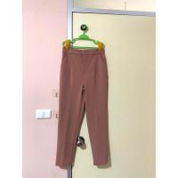 ราคา กางเกงเอวสูงขาเดฟสีชมพูกะปิ (22253742320)