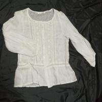 ราคา เสื้อสีขาว มือสอง แบรนด์ RETRO GIRL แท้ (674954612)