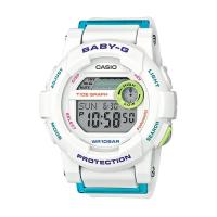 ราคา Casio Baby-G นาฬิกาข้อมือผู้หญิง สายเรซิ่น รุ่น BGD-180FB-7 - สีขาว (450468449)