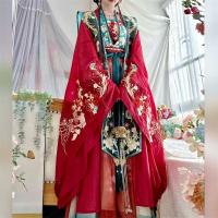 ราคา [Jinyu Liangyuan] เดิมหมิง Hanfu Fengyi ชุดแต่งงานหญิงอุตสาหกรรมหนักเย็บปักถักร้อยชุดแขนใหญ่ (29073334815)