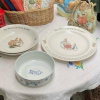ราคา PETER RABBIT RABBIT จานชามเซรามิกญี่ปุ่นวินเทจ 2HAND (46204585046)