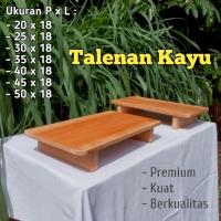 ราคา เขียงไม้พรีเมี่ยม INTACT พร้อม JOINTS / ที่รองแก้วไม้ (56354070459)