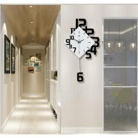 ราคา นาฬิกาติดผนัง​ นาฬิกา​แขวนผนัง​ wall clock สุดเท่ห์ งานเกรดพรีเมี่ยม ทำจากไม้ (2232295495)