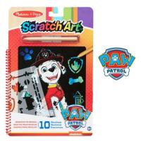 ราคา [10 แผ่น] ชุดขูดกระดาษศิลปะ Melissa & Doug X PAW Patrol Scratch Art Pad Marshall (24136172230)