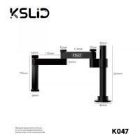 ราคา KSLID K047 กล้องจุลทรรศน์สวิงอาร์มโลหะ Universal Telescopic พับ 360 ° ขายึดตรวจสอบการบํารุงรักษาการยกแบบแขนเดี่ยว (26671660476)