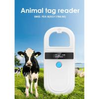 ราคา ⭐มือถือ 134.2KHz 125kHz สัตว์ RFID Reader สัตว์เลี้ยงแมวสุนัข Microchip Scanner FDX-B ชิปแก้ว USB/บลูทูธแท็ก Reader พร้อมแท็ก (52600377327)