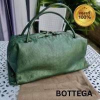 ราคา Bottega โบเทก้ากระเป๋าทรงถือหนังนิ่มมือสองของแท้สีเขียวปีกแมงทับมีเหลือบวาว ๆ สวยน้ำหนักเบาราคาดีสวย (21346989494)