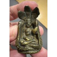 ราคา พระอุปคุตหล่อโบราณ พิมพ์นาคปรก ศิลปะเขมร (26235888899)