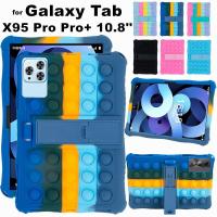 ราคา for Galaxy Tab X95 Pro Pro+ 10.8 Inch Tablet PC Soft Bubble Stand Tablet Cover Case With Shoulder Strap Capa (40613216404)