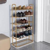 ราคา DT33-2 ชั้นวางรองเท้า 6ชั้นฐานมนลายหินอ่อน{8} ก5-1 (29657843198)