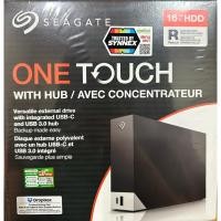 ราคา EXTERNAL HARD DISK 16TB SEAGATE ONE TOUCH HUB BLACK ของแท้ ยังไม่แก้ซีล ประกัน Seagate 2 ปี (43179047011)