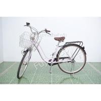 ราคา จักรยานแม่บ้านญี่ปุ่น - ล้อ 26 นิ้ว - มีเกียร์ - Marushi - สีชมพู [จักรยานมือสอง] (19984010149)