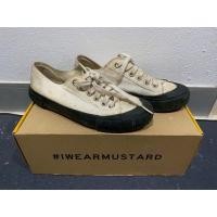 ราคา รองเท้าผ้าใบ Mustard Sneakers สีขาวดำ เบอร์ 38 มือสอง แท้ (49306672279)