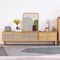 ราคา ตู้วางทีวีที่ทันสมัยสไตล์ไม้เนื้อแข็งพระโต๊ะกาแฟสไตล์ญี่ปุ่นตู้ทีวีพาร์ทเมนท์ขนาดเล็กตู้ห้องนั่งเล่นที่เรียบง่ายนอร์ดิกรวมกัน วีเอ็มเค (53005252743)