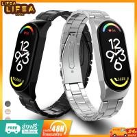 ราคา สายนาฬิกาข้อมือ สเตนเลส โลหะ แบบเปลี่ยน สําหรับ Xiaomi Mi Band 8 Smart Band 2 สายรัดข้อมือ Redmi Band2 อุปกรณ์ (24854894297)