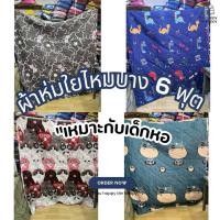ราคา ผ้าห่มใยไหมบาง 6ฟุต เย็นสบาย ไม่เป็นขน ไม่อมฝุ่น (6159538762)