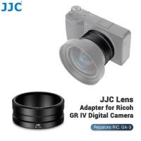 ราคา JJC เลนส์กรองอะแดปเตอร์สําหรับ Ricoh GR IV GR4 HDF, 49mm GA-3 กรองสิ่งที่แนบมาอะแดปเตอร์สําหรับ Ricoh GW-4 เลนส์แปลงกว้าง (51704083637)