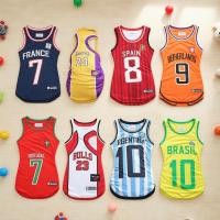 ราคา เสื้อกล้ามตาข่ายใส่สบายสไตล์บาสเกตบอลฟุตบอลโลก สําหรับสุนัข/แมวพันธุ์โกลเด้น/ไซบีเรียน ขนาดพอดีทุกไซส์ (53856914251)