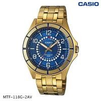 ราคา นาฬิกาข้อมือ Casio Standard Men Stainless รุ่น MTF-118G-2AV (2064585615)