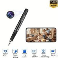 ราคา เต็ม ความละเอียดสูง 1080พี แบบพกพาปากกากล้องไร้สาย เครื่องบันทึกภาพ มืออาชีพดิจิตอลเสียงและบันทึกวิดีโอมินิกล้องปุ่มเดียวบันทึกอย่างรวดเร็ว (43002174788)