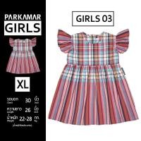 ราคา ชุดกระโปรง ชุดเด็กผู้หญิง GIRLS 03 ไซส์ XL ชุดเดรส ชุดผ้าขาวม้า ผ้าฝ้าย ผ้าไทย PARKAMAR ใส่เที่ยว ใส่เล่น ใส่สบาย (27535246730)