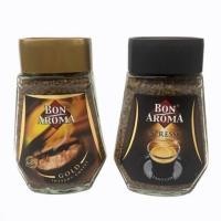 ราคา ( 1 แถม 1 ) กาแฟ บอน อโรมา Bon Aroma Gold & Espresso instant Coffee กาแฟสำเร็จรูปชนิด Freeze Dried บอนอโรม่า กาแฟโกลด์ (25651721844)